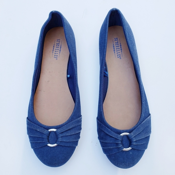 seychelles blue flats